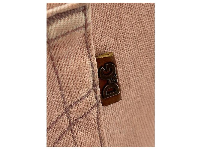 Dolce & Gabbana Jeans Hellrosa Gerade Schnitt Niedriger Bund Pink - Ansicht 6