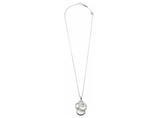Pendente Happy Diamonds in oro bianco e diamanti Chopard - vista 2