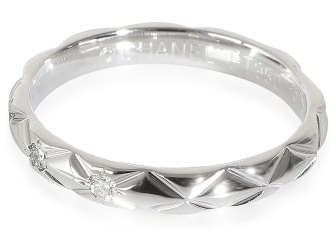 Fascia Chanel Coco Crush in platino 0.04 ctw - vista 2