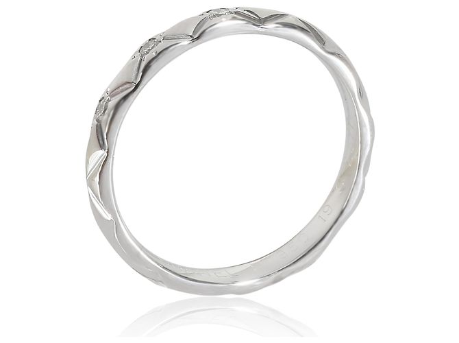Fascia Chanel Coco Crush in platino 0.04 ctw - vista 4