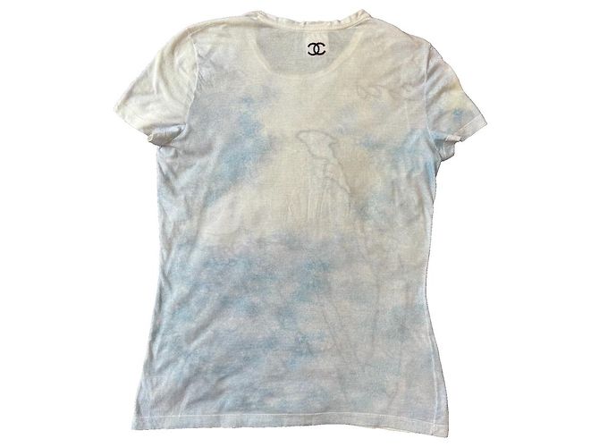 Chanel Camiseta de fumar en acuarela, ¡Rara! Multicolor - vista 2
