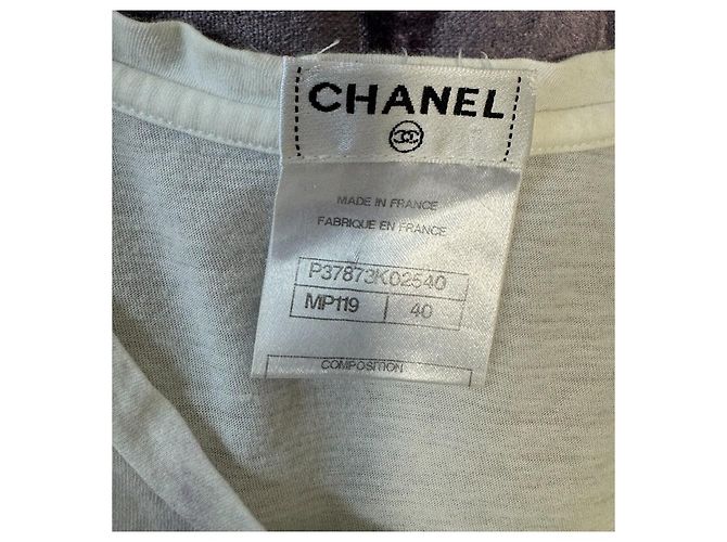 Chanel Camiseta de fumar en acuarela, ¡Rara! Multicolor - vista 7