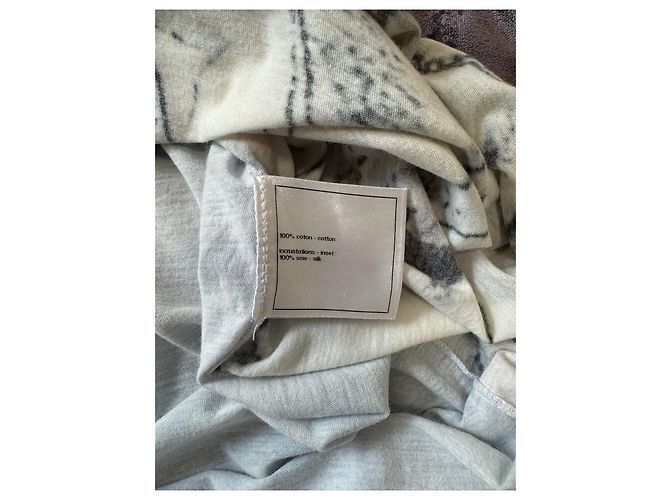 Chanel Camiseta de fumar en acuarela, ¡Rara! Multicolor - vista 9
