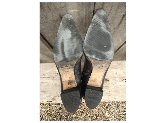 Stivaletti Sergio Rossi in pelle nera Nero - vista 5