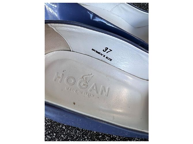 Hogan Pumps aus blauem Lackleder - Ansicht 6