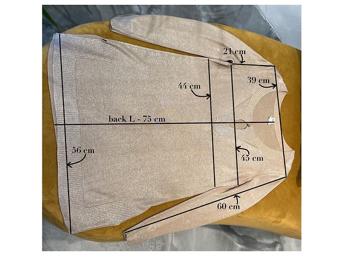 Hermès Tunica in seta Beige D'oro - vista 7