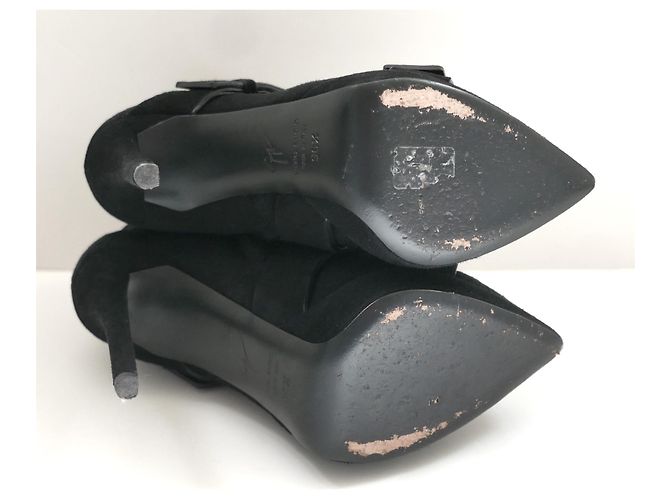 Botas de tornozelo com plataforma e detalhe de fivela Emy de Giuseppe Zanotti Preto - vista 5
