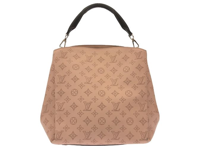 Borsa Louis Vuitton Mahina Babylone PM rosa - vista 3