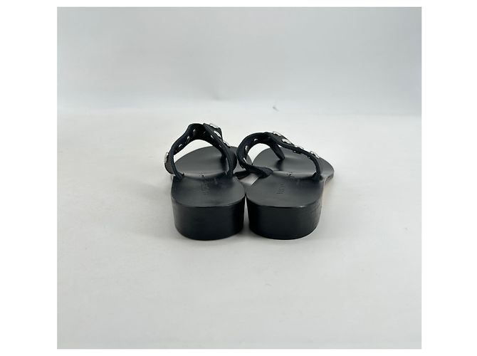 K JACQUES Sandali T.Unione Europea 36 Leather Nero - vista 5