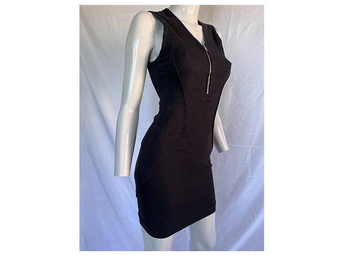 Vestido mini sin mangas Trever de mezcla de lino negro Iro - vista 2