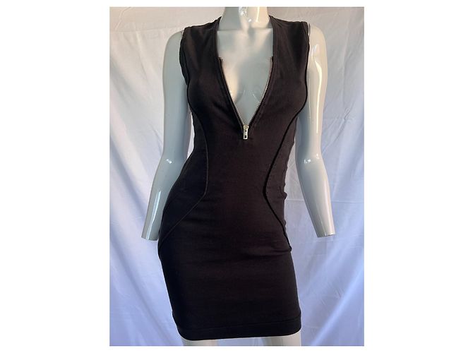 Vestido mini sin mangas Trever de mezcla de lino negro Iro - vista 4