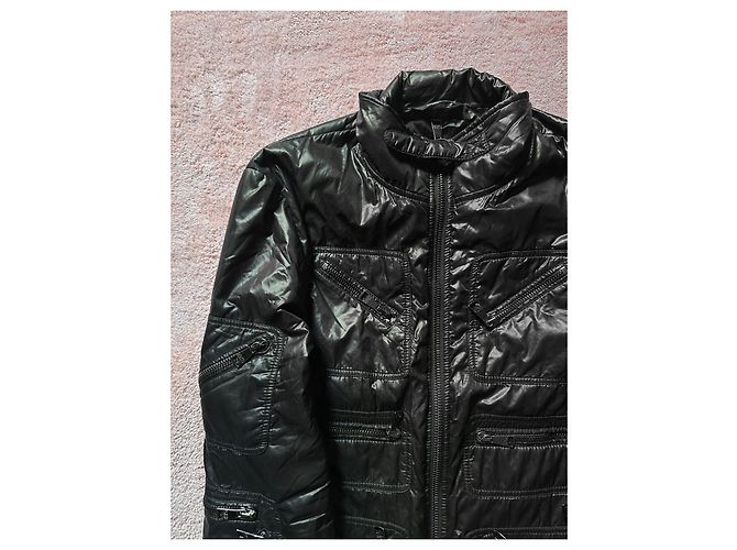Dolce & Gabbana Giacca multitasche con zip Dolce&Gabbana Vintage dei primi anni 2000 Nero - vista 2