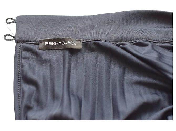 Pennyblack Ärmellose Bluse Blau Plissee Größe M - Ansicht 4