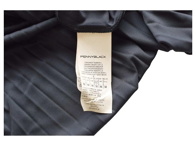 Pennyblack Ärmellose Bluse Blau Plissee Größe M - Ansicht 5