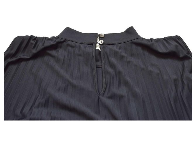 Pennyblack Ärmellose Bluse Blau Plissee Größe M - Ansicht 8