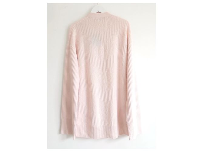 Loro Piana Port Grimaud Hellrosa Baby-Kaschmir-Strickjacke Pink - Ansicht 4