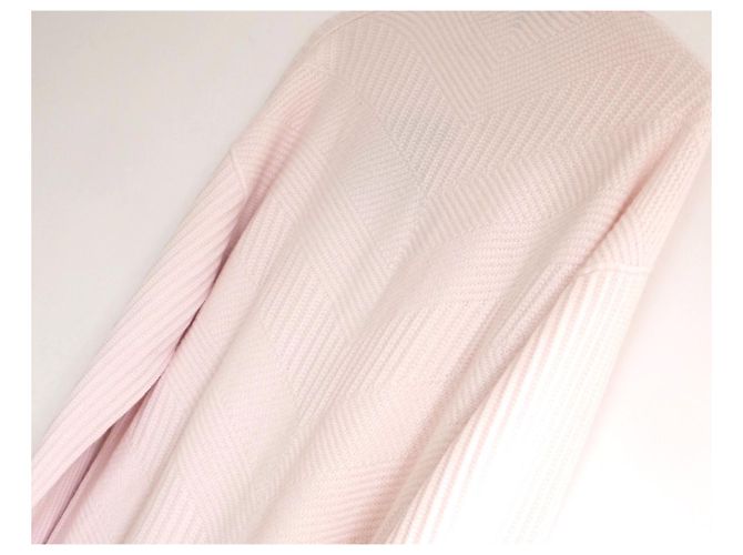 Loro Piana Port Grimaud Hellrosa Baby-Kaschmir-Strickjacke Pink - Ansicht 5