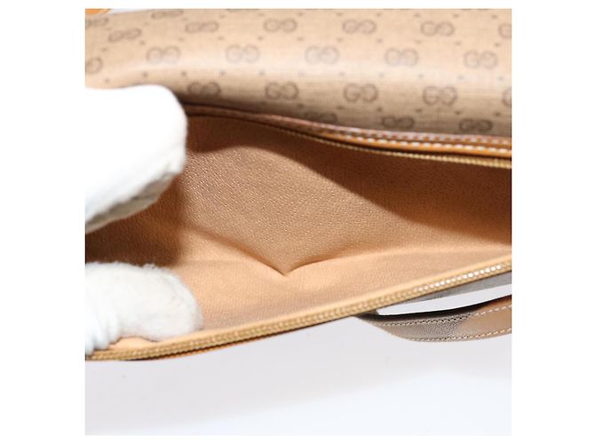 GUCCI Borsa a tracolla Micro GG Supreme in pelle PVC Beige 004 904 0261 Auth ep4329 - vista 23
