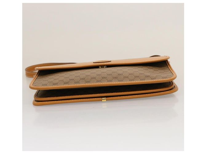 GUCCI Borsa a tracolla Micro GG Supreme in pelle PVC Beige 004 904 0261 Auth ep4329 - vista 5