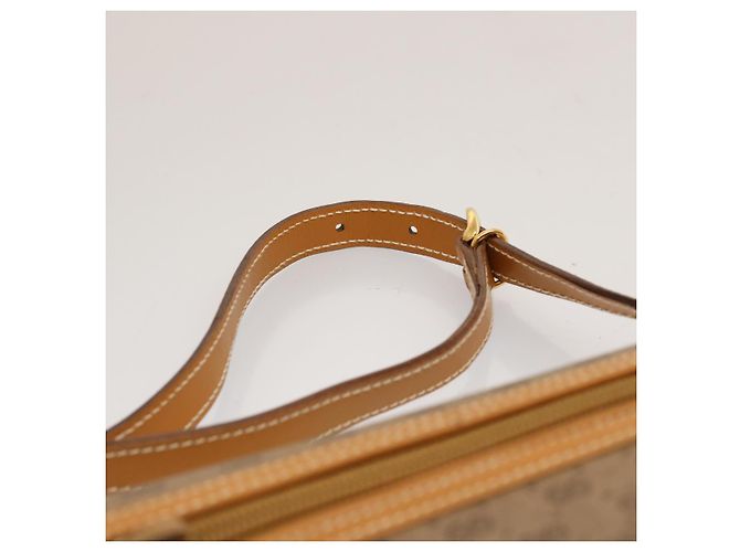 GUCCI Borsa a tracolla Micro GG Supreme in pelle PVC Beige 004 904 0261 Auth ep4329 - vista 8