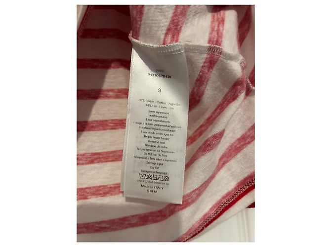 Top Christian Dior J'ADIORE MARBELLA Blanco Algodón - vista 5