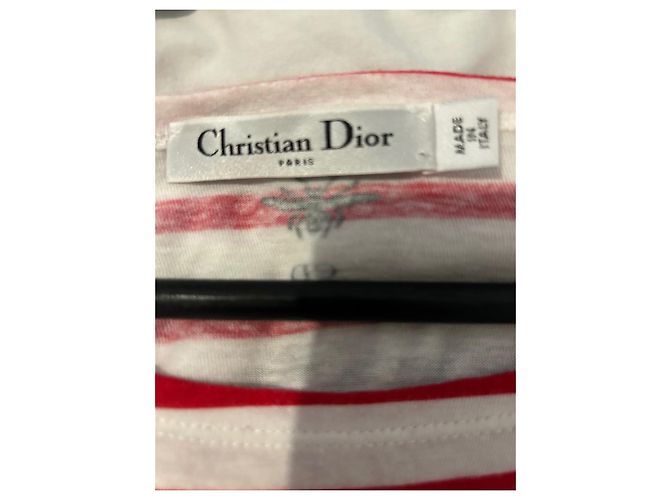 Top Christian Dior J'ADIORE MARBELLA Blanco Algodón - vista 8