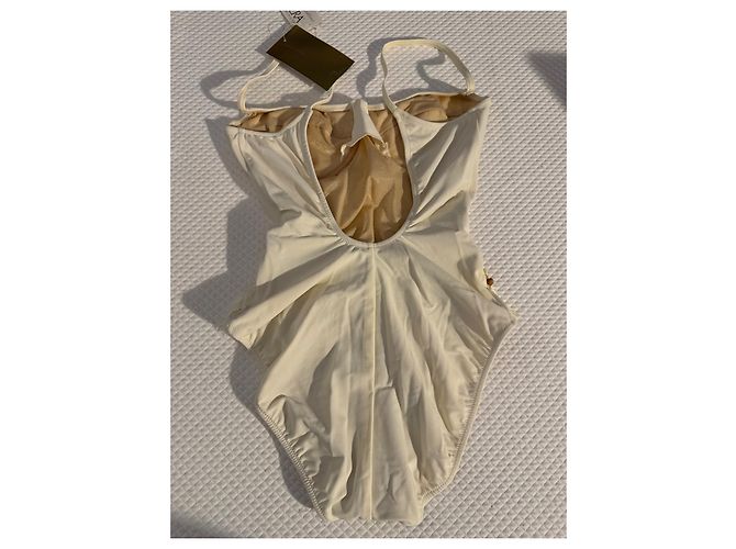 Gottex Badeanzug Einteiler Beige Lycra - Ansicht 3