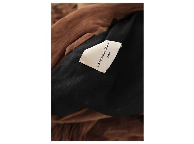 Laurence Dolige Giacca da cowboy in pelle Marrone - vista 5