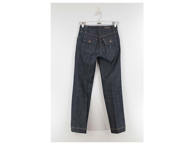 Louis Vuitton Jeans dritti in cotone Blu - vista 3