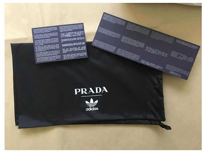 Baskets Prada Superstar - Projet Spécial Prada x Adidas - Édition Limitée Argenté - vue 4