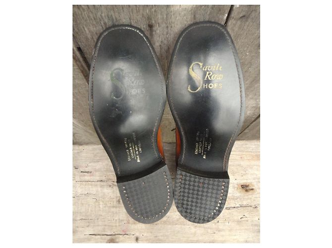 Autre Marque Scarpe Derby Savile Row in pelle marrone chiaro - vista 5