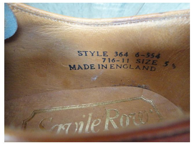Autre Marque Scarpe Derby Savile Row in pelle marrone chiaro - vista 7
