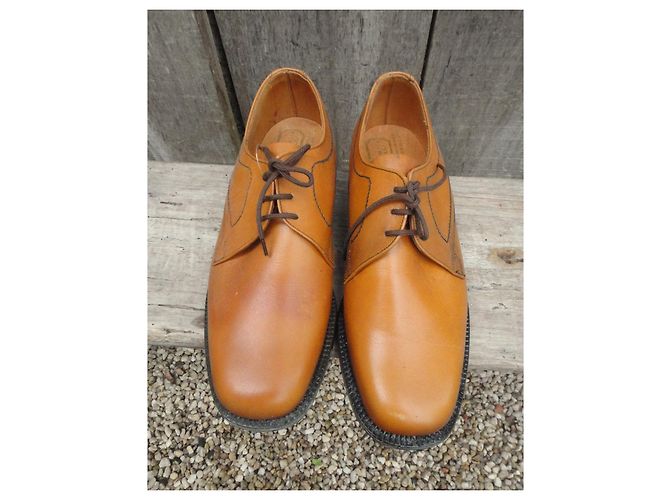 Autre Marque Scarpe Derby Savile Row in pelle marrone chiaro - vista 8