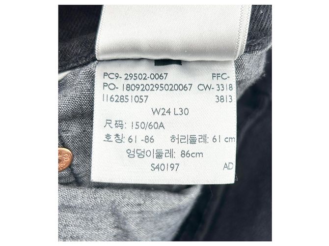 Jeans Levi's T.US 24 Cotone Nero - vista 3