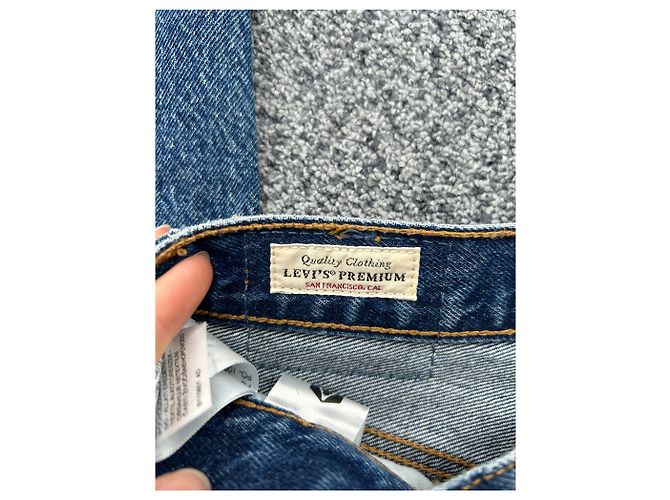 Jeans Levi's T.US 23 Cotone Blu - vista 3