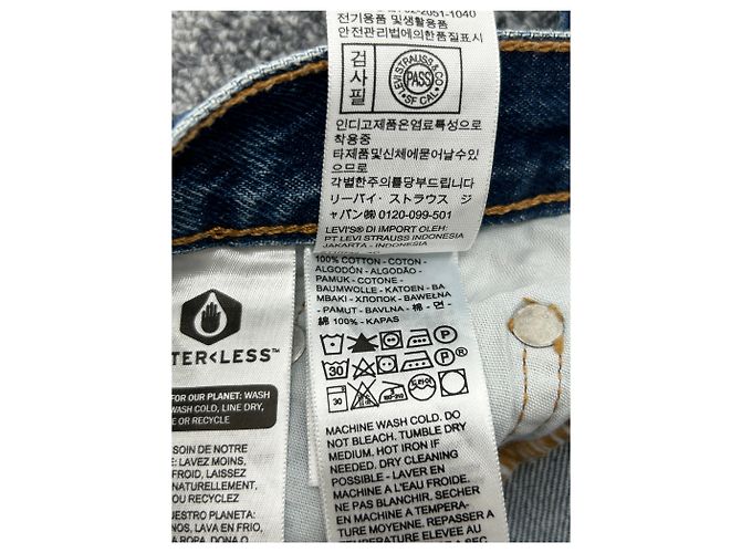 Jeans Levi's T.US 23 Cotone Blu - vista 4