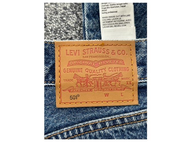 Jeans Levi's T.US 23 Cotone Blu - vista 5