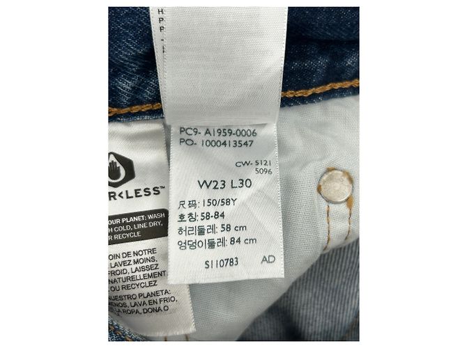 Jeans Levi's T.US 23 Cotone Blu - vista 6