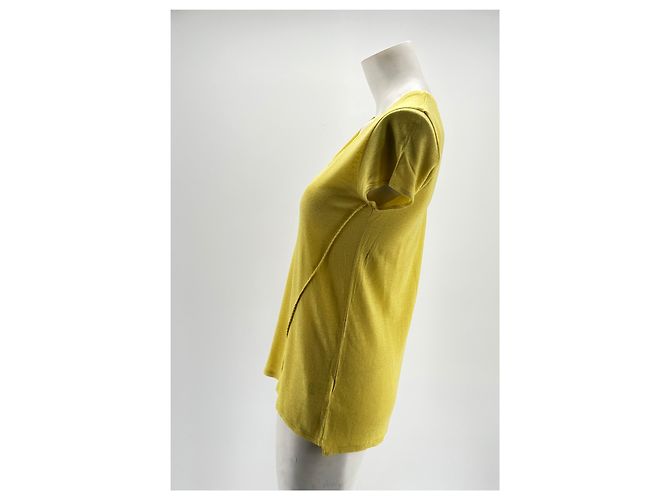 Zadig & Voltaire top T.International M Viscosa Giallo - vista 4