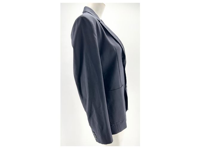 APC Jacken T.International M Wolle Marineblau - Ansicht 3