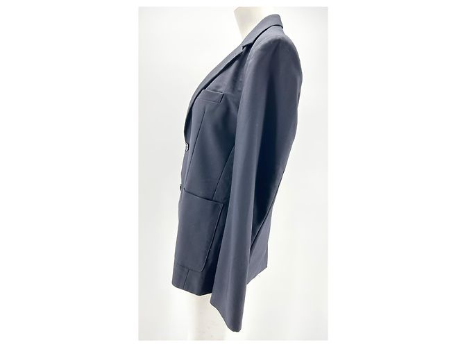 APC Jacken T.International M Wolle Marineblau - Ansicht 4