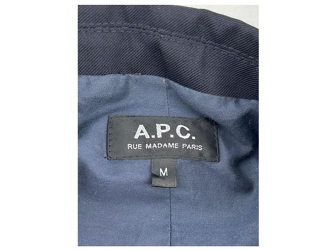 APC Jacken T.International M Wolle Marineblau - Ansicht 5