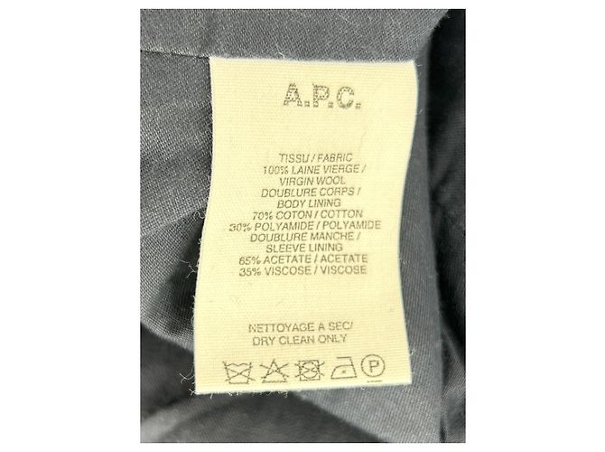 APC Jacken T.International M Wolle Marineblau - Ansicht 6