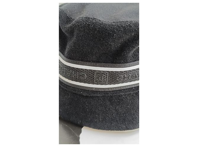 Cappello a secchiello Chanel Black Sport Line CC Logo Y2K Nero - vista 12