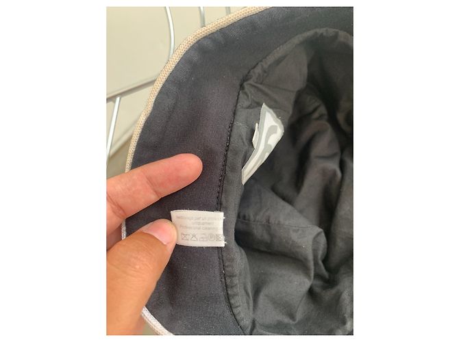 Cappello a secchiello Chanel Black Sport Line CC Logo Y2K Nero - vista 6