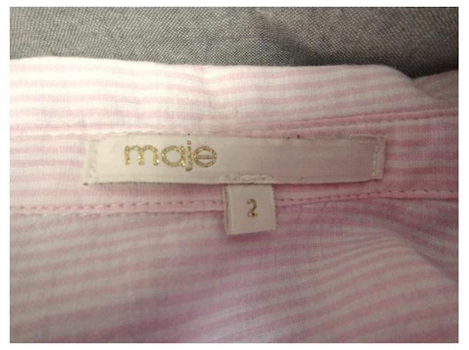 Camicia Maje Rosa in Cotone - vista 4