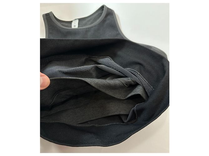 Autre Marque Lululemon Seamless Mesh Shelf-Bra Training Tanktop Grau - Ansicht 5