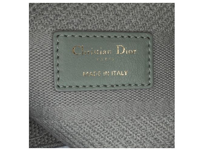 Dior Gray Medium Embroidered Canvas Cannage Lady D Lite - Ansicht 6