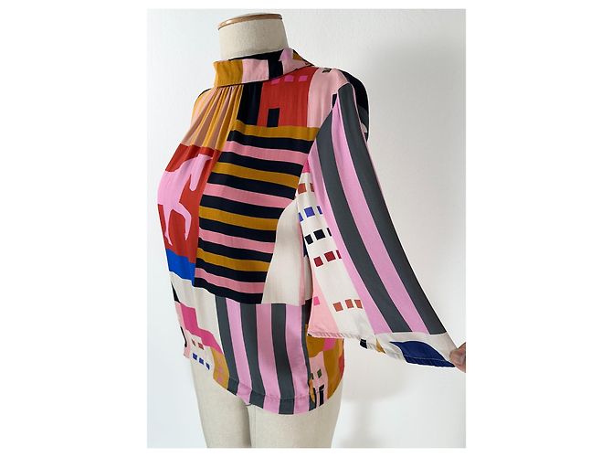 Autre Marque Blusa Eva Stine Goya de viscosa Multicolor - vista 2