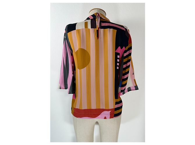 Autre Marque Blusa Eva Stine Goya de viscosa Multicolor - vista 4